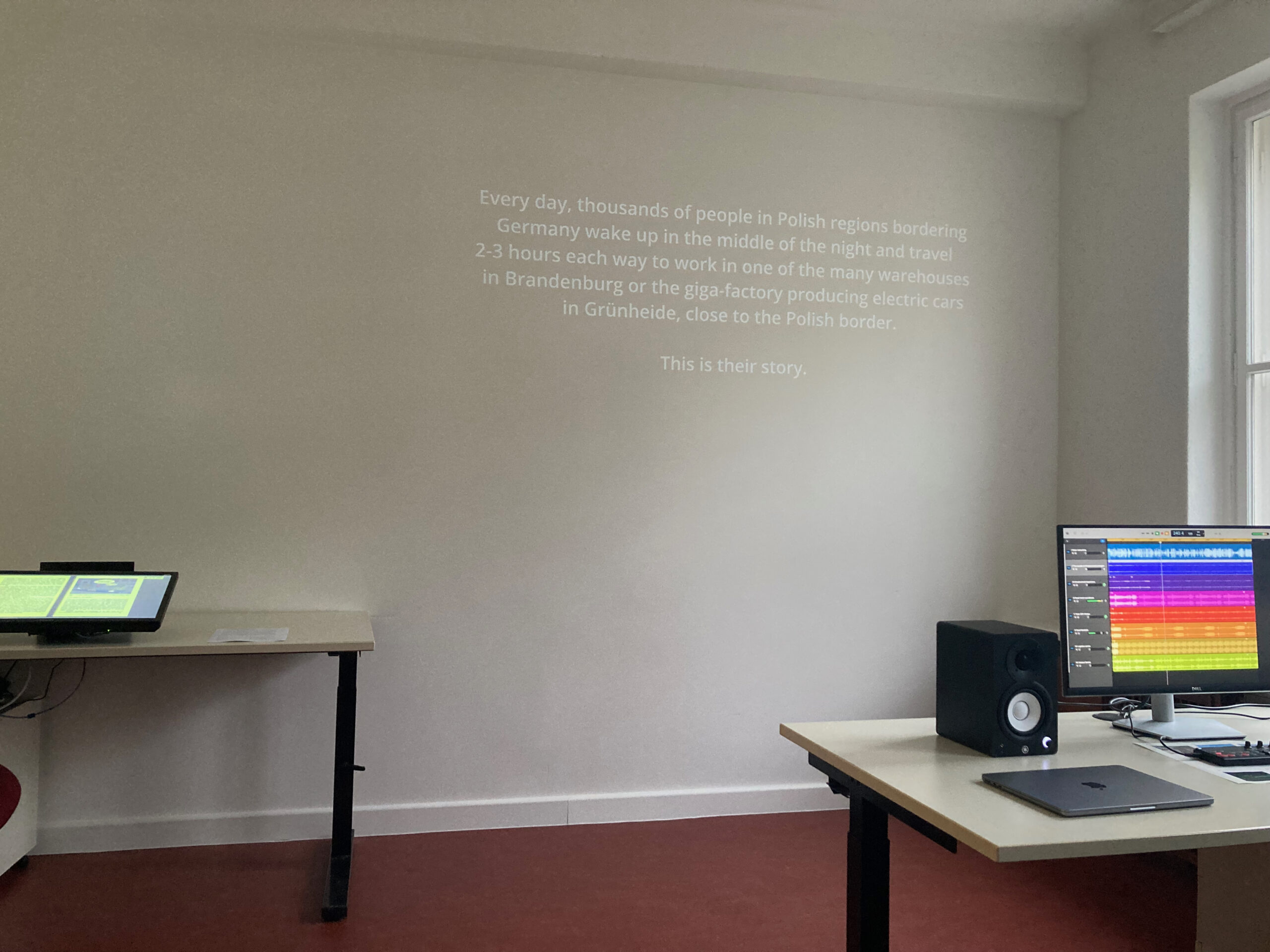 Interactive installations at the Colleex workshop